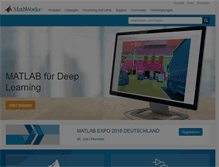 Tablet Screenshot of de.mathworks.com