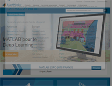Tablet Screenshot of fr.mathworks.com